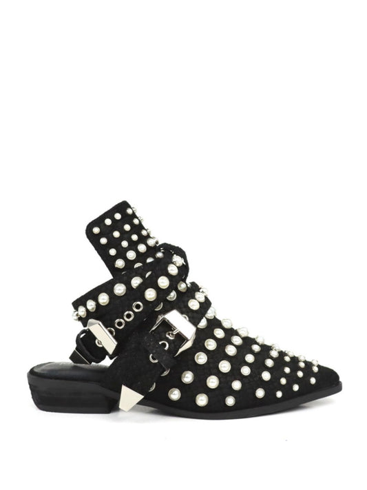 JEFFREY CAMPBELL Mule preta com tachas MAJODI.COM