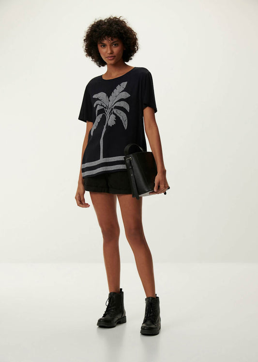 BLUSA ESTAMPADA COM PALMEIRA