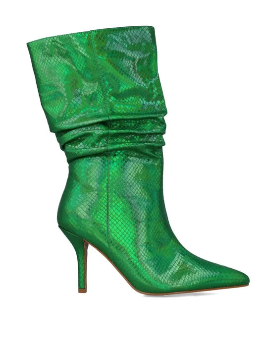 JOLOVERS Bota cano medio enrugado menbur