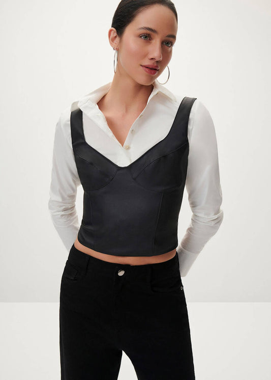 CAMISA BRANCA ESTILO CORPET