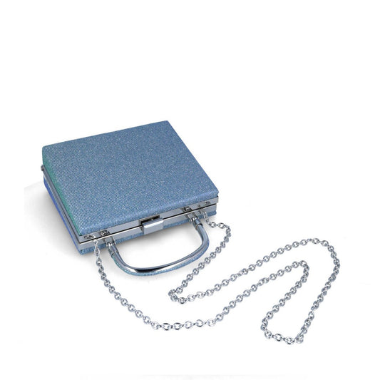 CLUTCH DE FESTA COM ALÇA METALIZADA