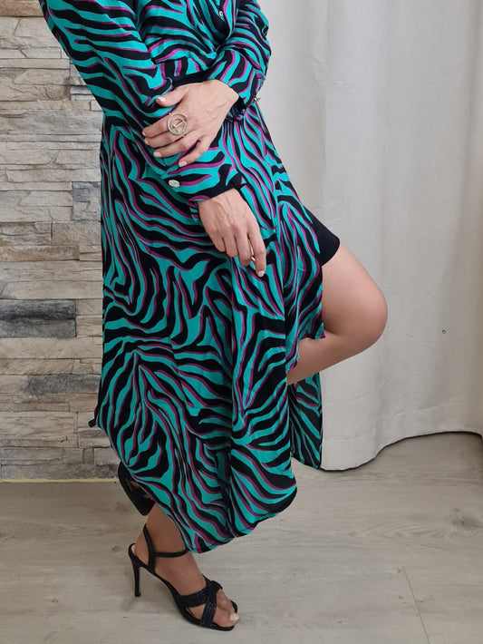 SAIA ESTAMPADA C/ ABERTURA