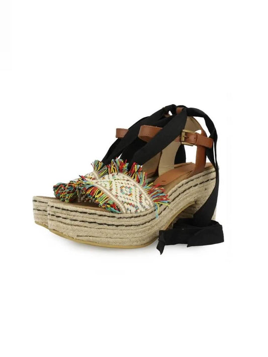 SANDÁLIA CUNHA MULTICOLOR