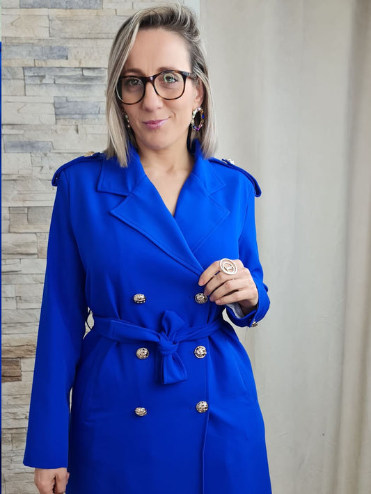 VESTIDO/BLAZER AZULÃO