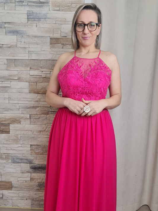 VESTIDO DE CERIMÓNIA ROSA PINK