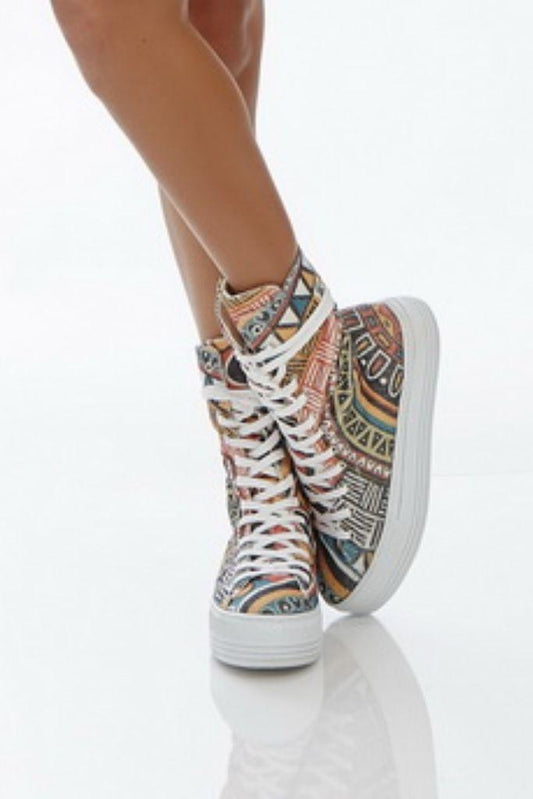 Sapatilhas c/ cano Tribal