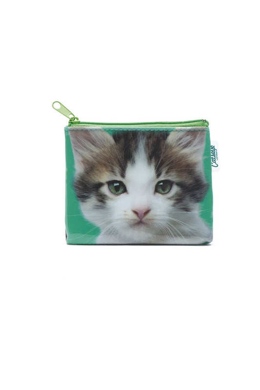 Porta-moedas Gatinho verde