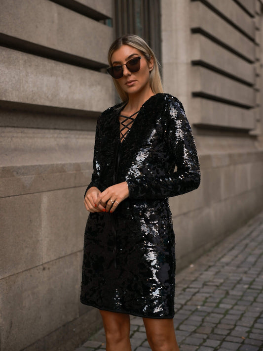 SCRIPTA 225074 Vestido lantejoulas JOLOVERS