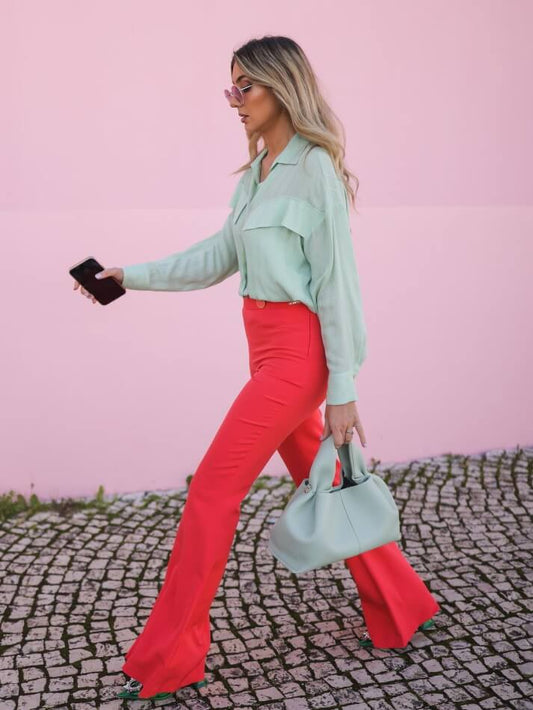 SCRIPTA Calca boca de sino MAJODI.COM