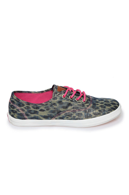 Sapatilhas leopardo azul
