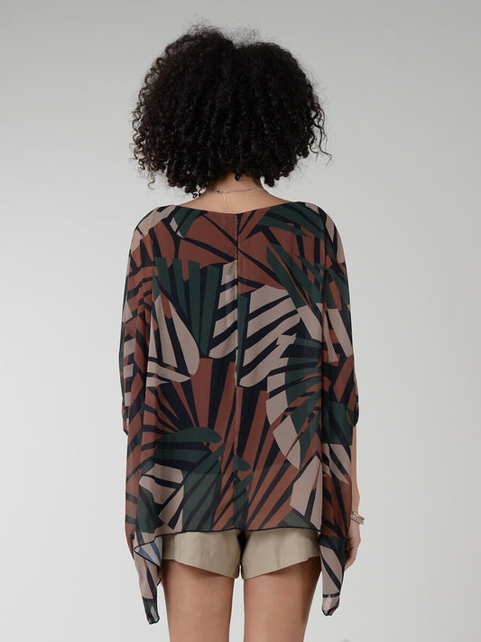 Molly Bracken Tunica estampada bamboo MAJODI.COM