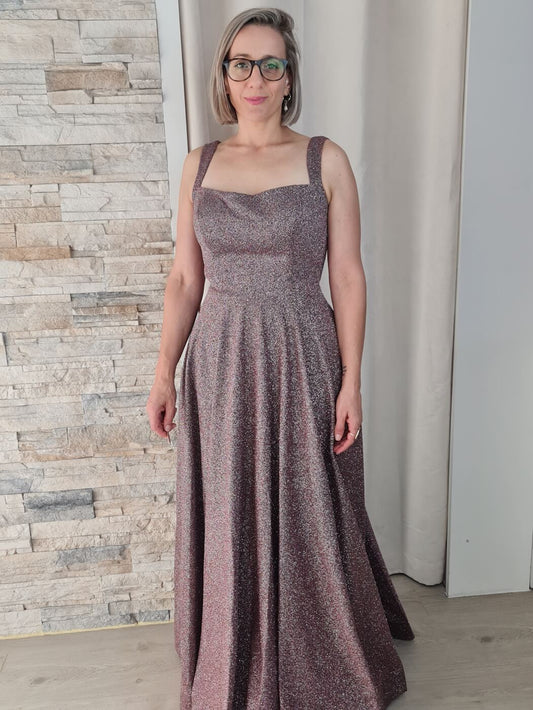 VESTIDO DE CERIMÓNIA BRILHANTE