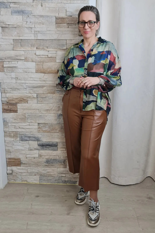 BLUSA OVERSIZE FLORAL