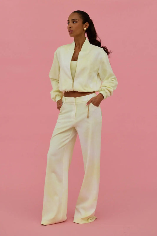 CALÇA TIE DYE AMARELADA