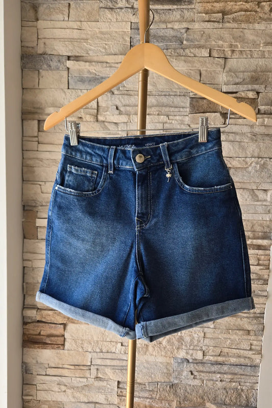 CALÇÕES DE GANGA ESCURA CURTO