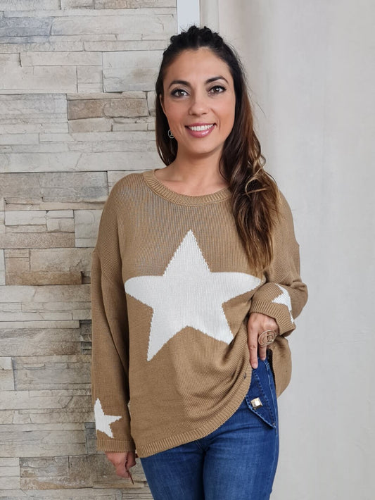 CAMISOLA ESTRELA CAMEL