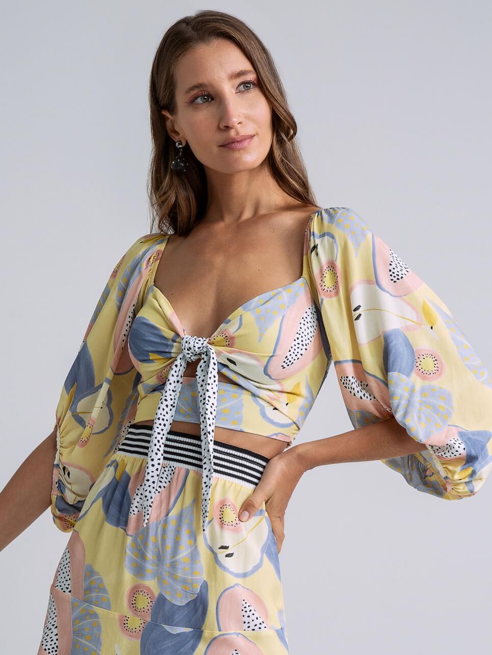 lezalez 4535L Blusa crop top JOLOVERS