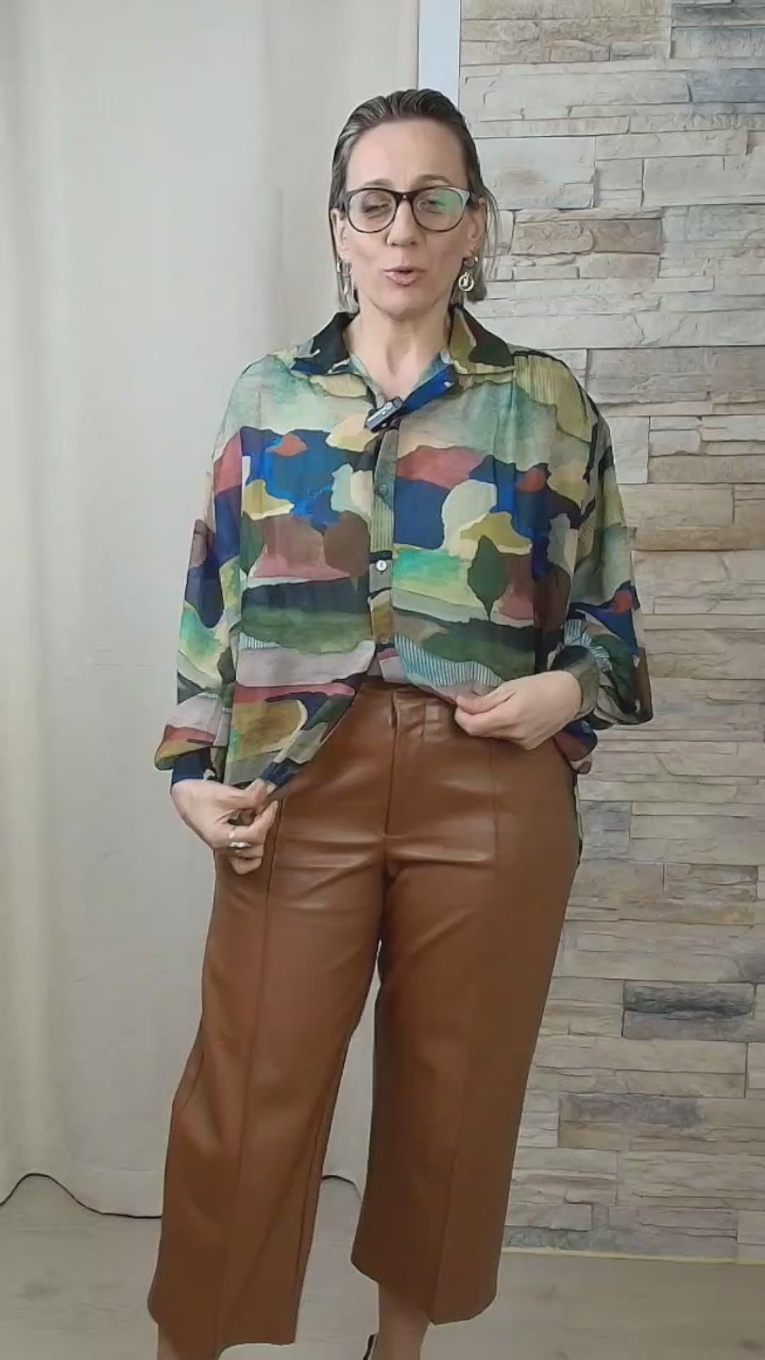 BLUSA OVERSIZE FLORAL