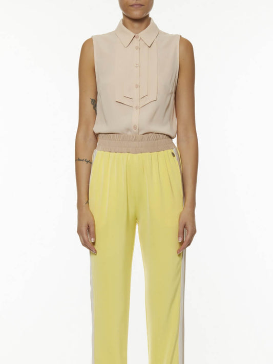 Koralline Blusa com costas decotadas MAJODI.COM