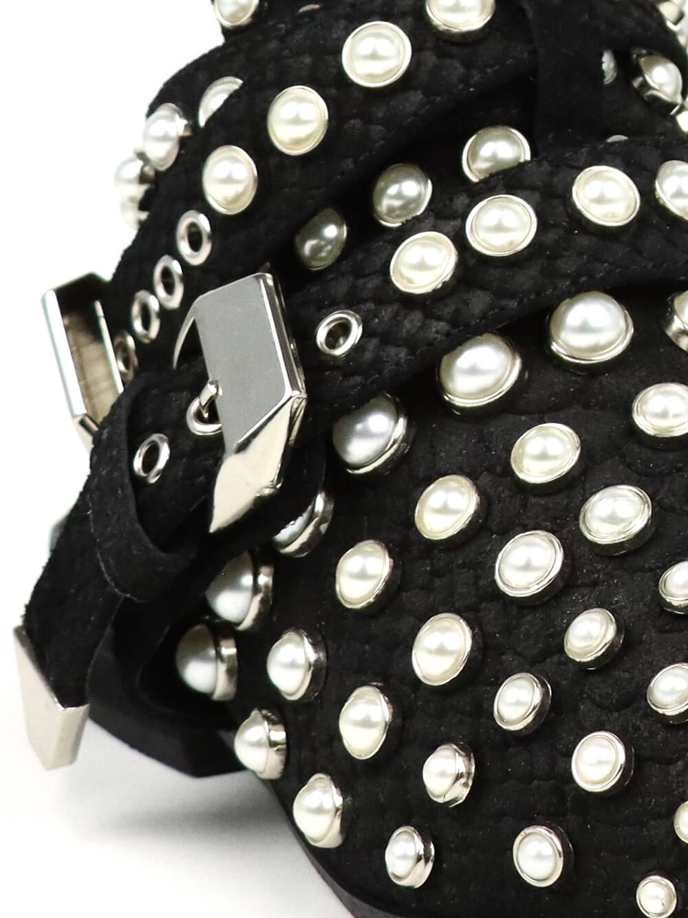 JEFFREY CAMPBELL Mule preta com tachas MAJODI.COM