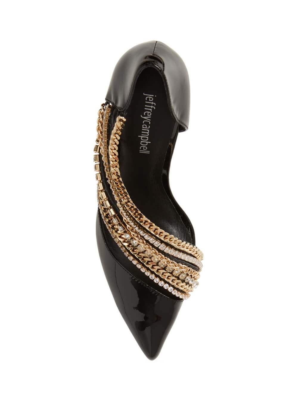 JEFFREY CAMPBELL Stilettos com correntes MAJODI.COM