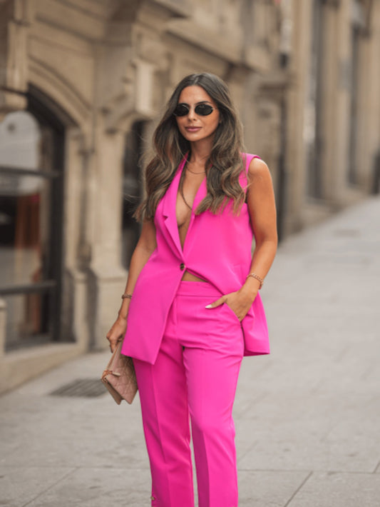 Colete Cor-de-Rosa