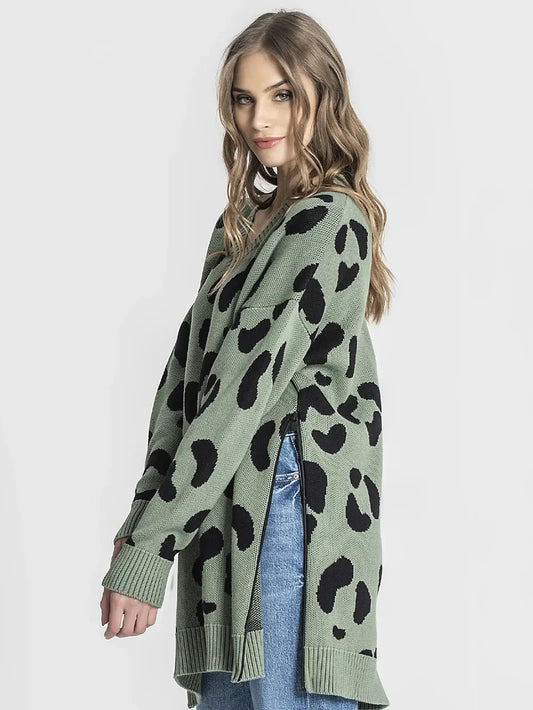 JOLOVERS Camisola Animal Print ruga 3243