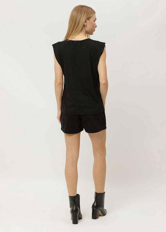 T-SHIRT MUSCLE TEE PRETA