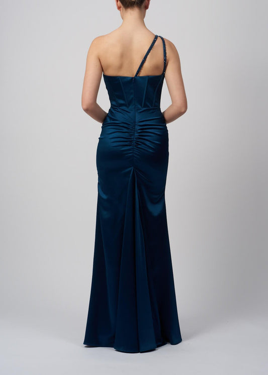 VESTIDO DE CERIMÓNIA ASSIMÉTRICO