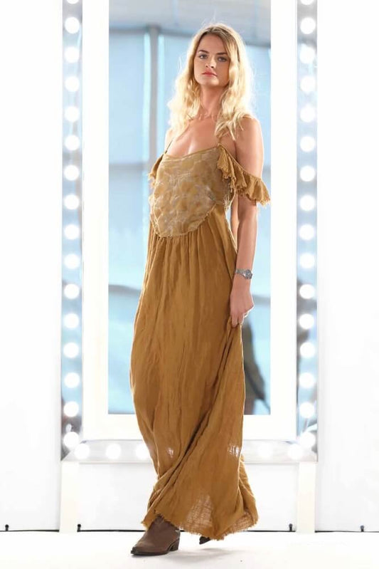 VESTIDO COMPRIDO LINHO