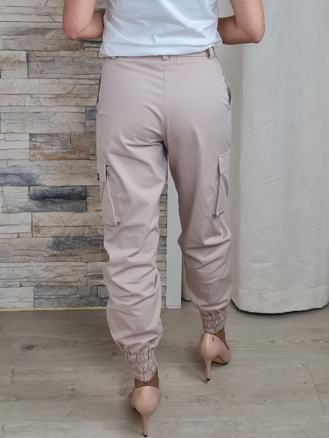 CALÇA CARGO BEGE