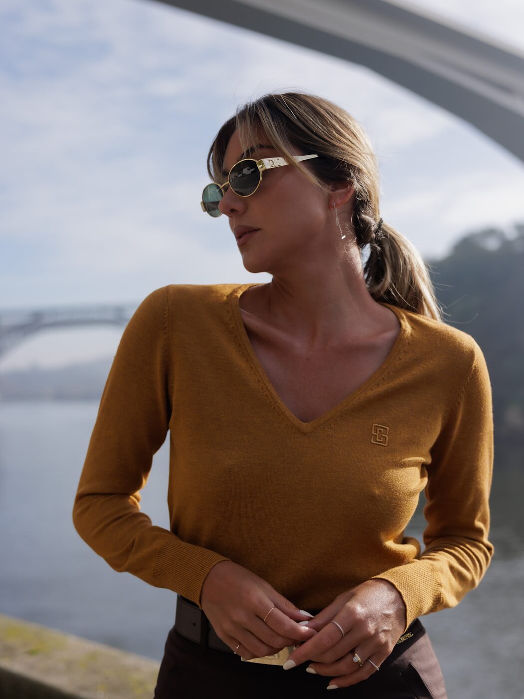 CAMISOLA DECOTE EM V