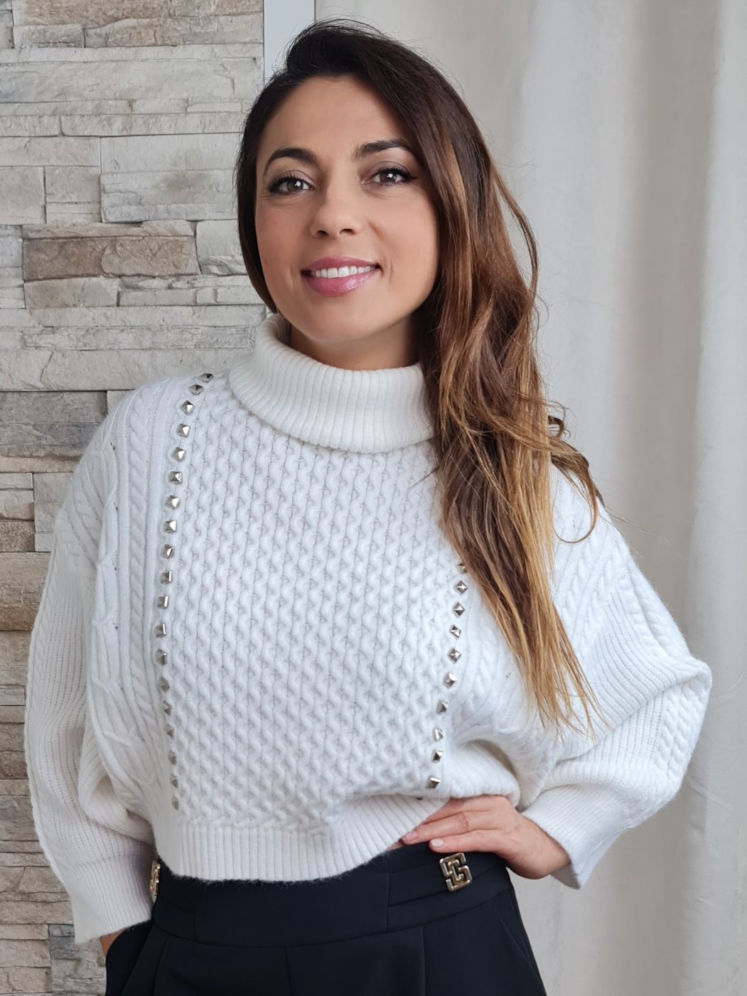 CAMISOLA CURTA DE COLA ALTA BRANCA