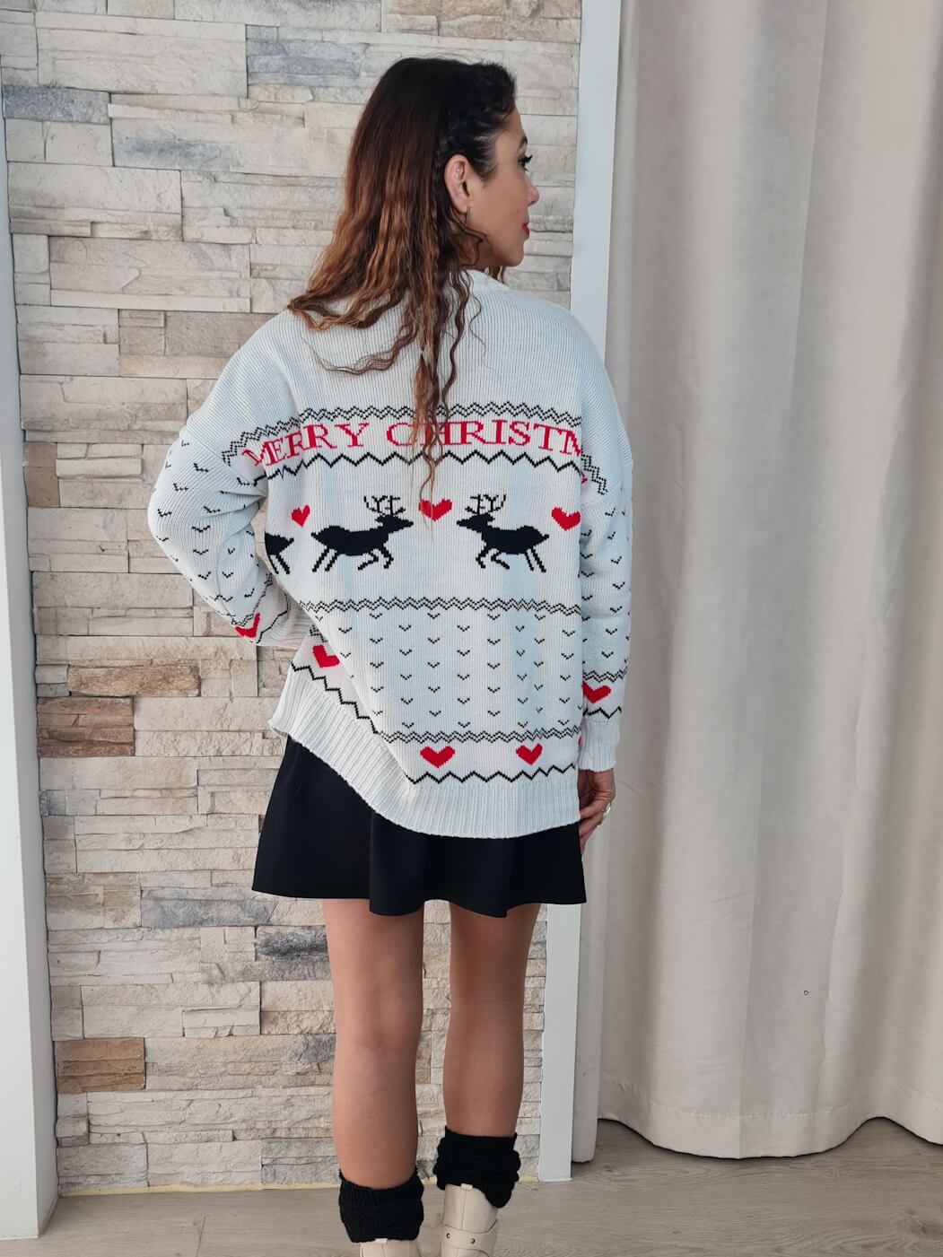 CAMISOLA JACQUARD MERRY CHRISTMAS