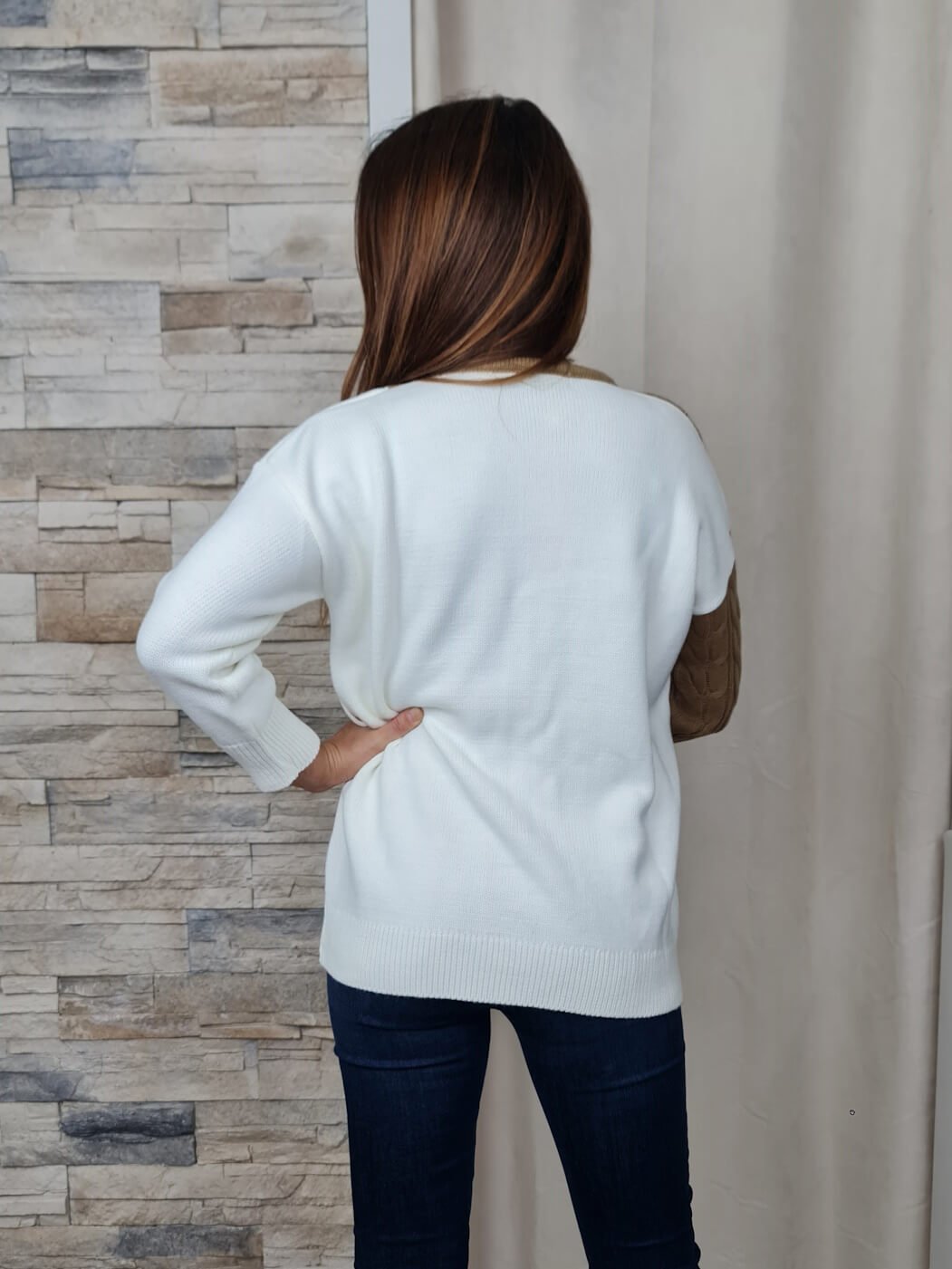 Camisola com Gola Amovível