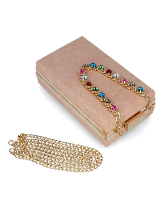 CLUTCH COM ALÇA EM PEDRAS