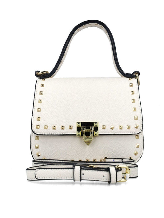 Mala com Fecho de Aba e Tachas