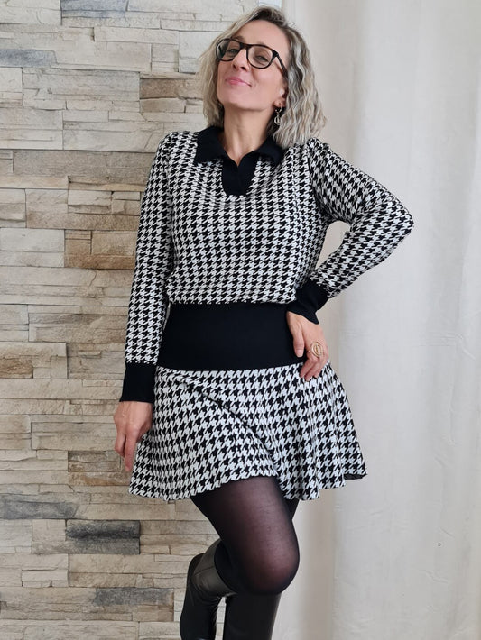 CAMISOLA PIED DE POULE