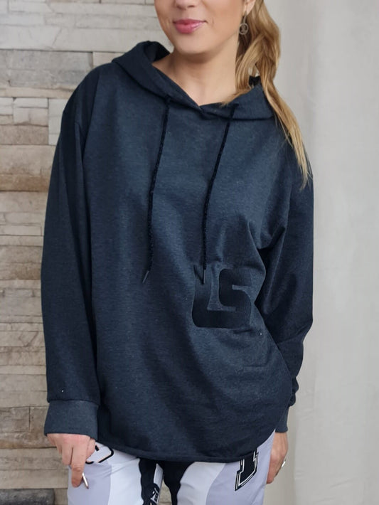 SWEATSHIRT "LS" CINZENTA