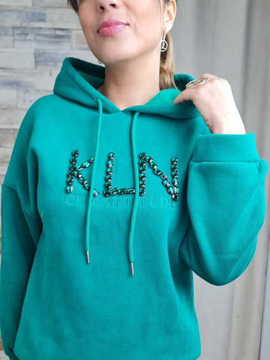SWEATSHIRT VERDE "KLN"