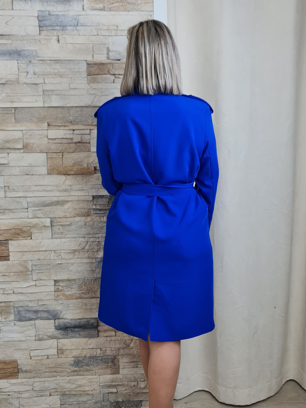 VESTIDO/BLAZER AZULÃO