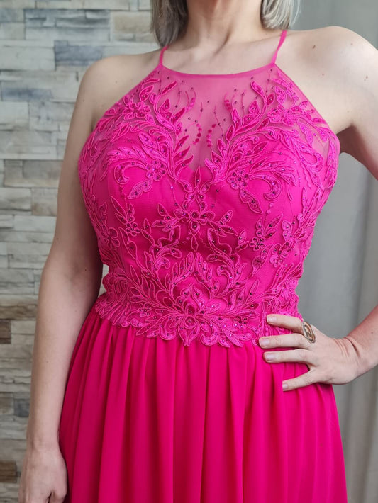 VESTIDO DE CERIMÓNIA ROSA PINK