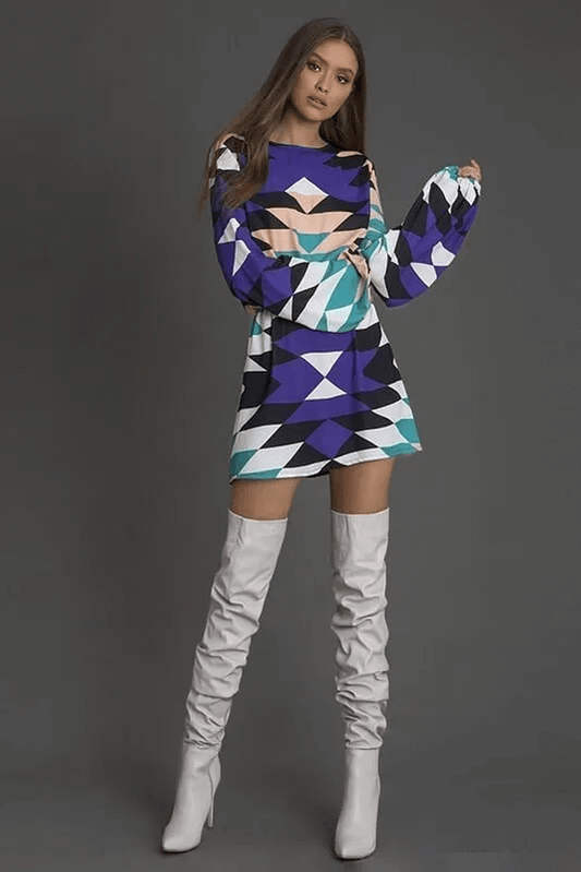 VESTIDO RETRO GEO