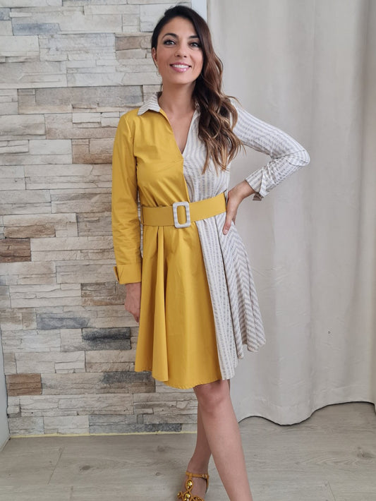 Vestido Bicolor