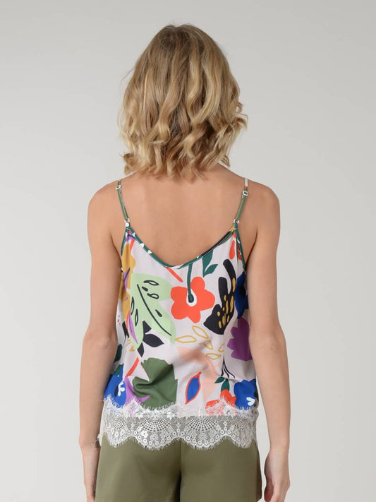 MOLLY BRACKEN Top floral MAJODI.COM