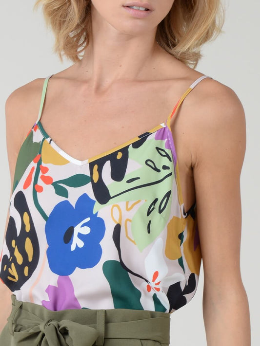 MOLLY BRACKEN Top floral MAJODI.COM