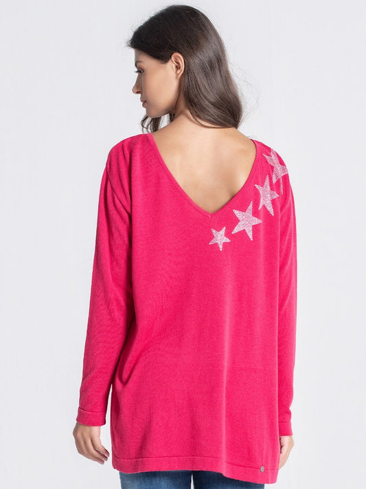RUGA 3098 Camisola reversivel estrelas MAJODI.COM
