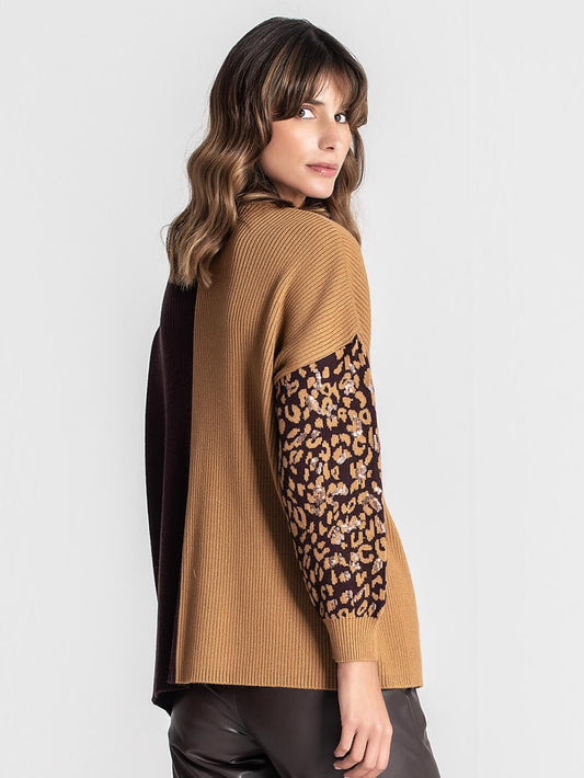 RUGA 3187 Camisola mangas animalprint JOLOVERS