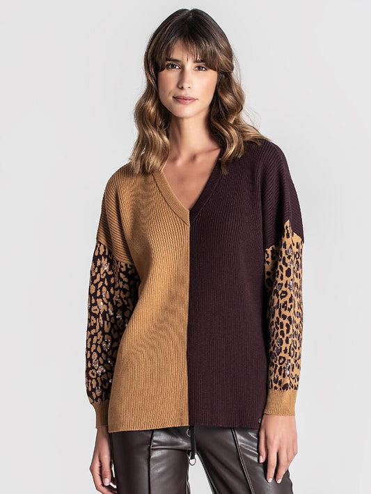 RUGA 3187 Camisola mangas animalprint JOLOVERS