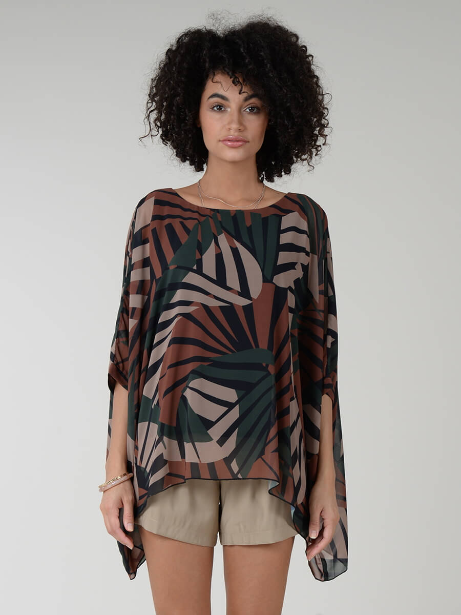 Molly Bracken Tunica estampada bamboo MAJODI.COM